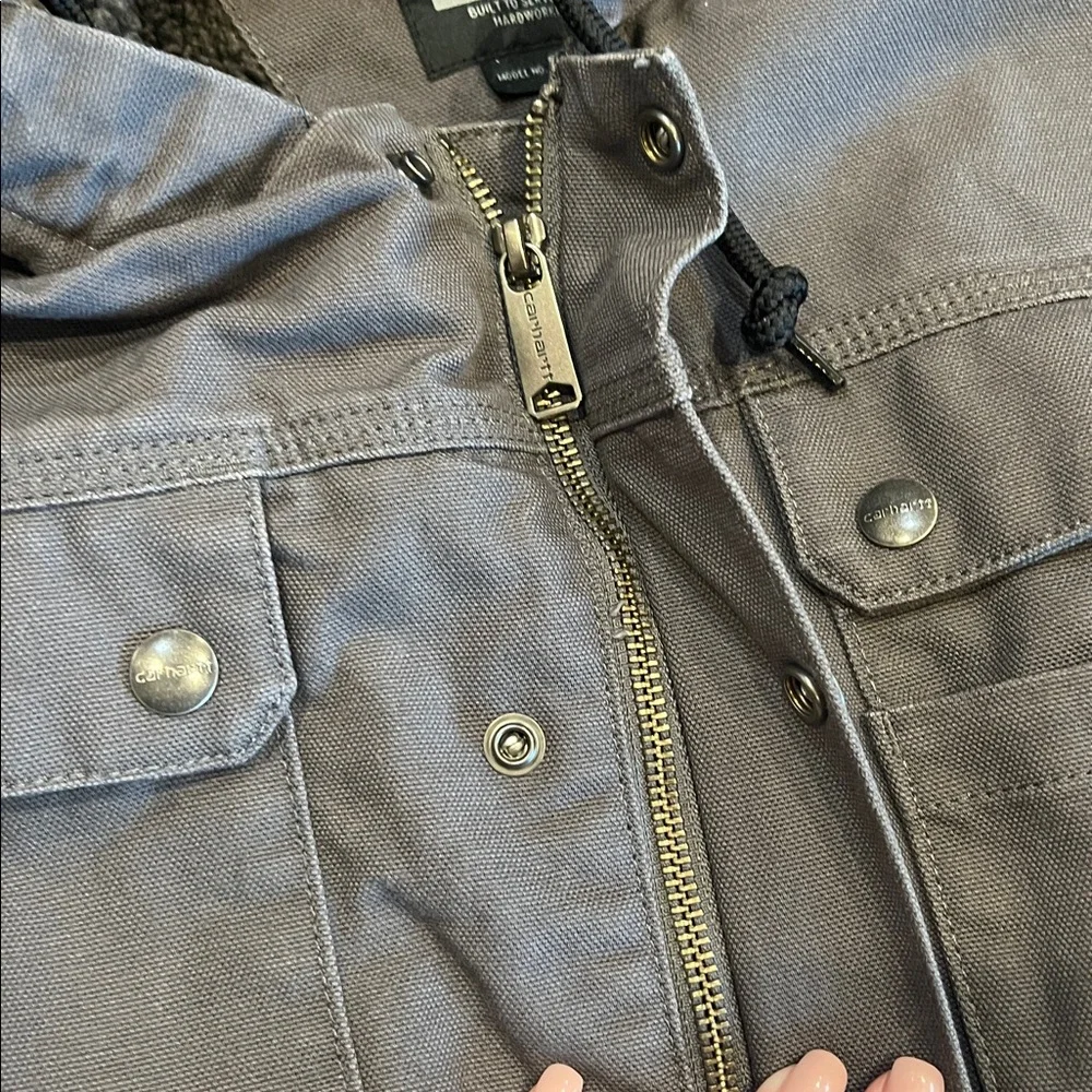 Carhartt Men’s Hooded Work Coat - Picture 4 of 7